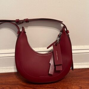 Charles & Keith Deep Red Shoulder Bag